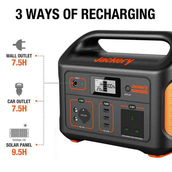 Jackery Explorer 500 Tragbares Kraftwerk