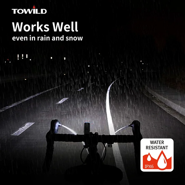 Towild CL1200 Lumen High Brightness Rechargeable Bike Light