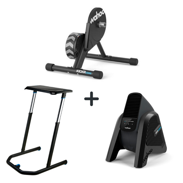 (BUNDLE) Wahoo Pain Cave KICKR CORE Turbo Trainer - Cigala Cycling Retail