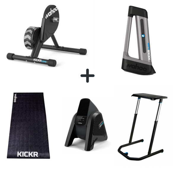 (BUNDLE) Wahoo Pain Cave KICKR CORE Turbo Trainer - Cigala Cycling Retail