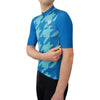 Corsa Houndstooth Forest Blue Jersey - Cigala Cycling Retail