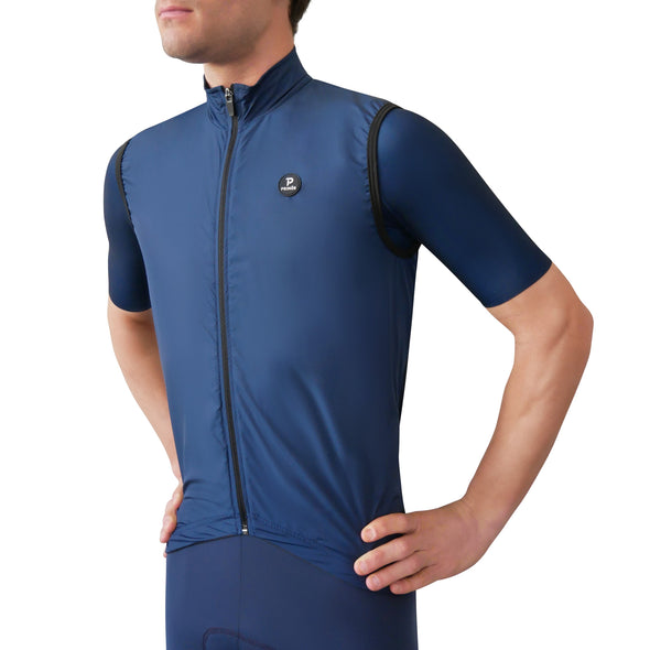 PRIMÓR Ala Navy Windproof Gilet - Cigala Cycling Retail