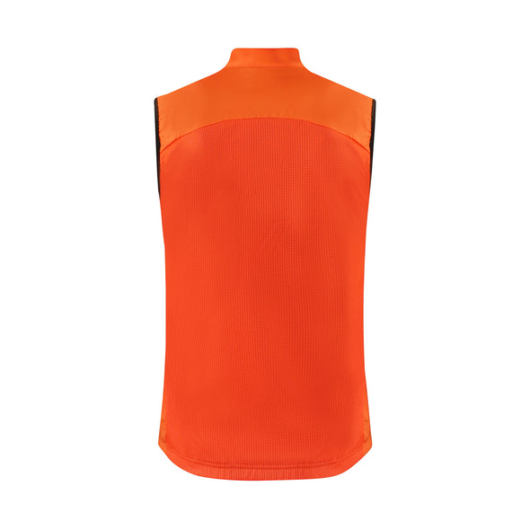 PRIMÓR Ala High-Vis Orange Fluo Windproof Gilet - Cigala Cycling Retail