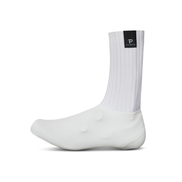 PRIMÓR UCI Aero Overshoes White - Cigala Cycling Retail