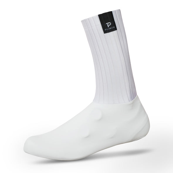 PRIMÓR UCI Aero Overshoes White - Cigala Cycling Retail