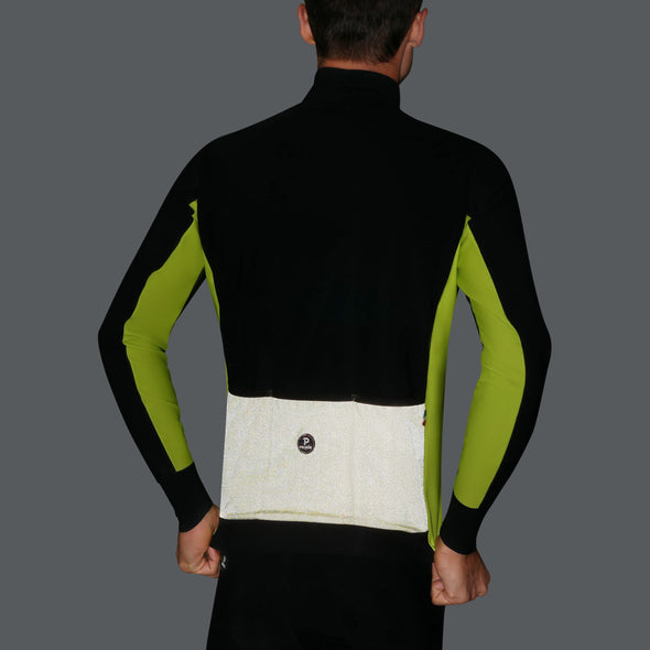 PRIMÓR Zoncolan Black/Lime Winter Jacket - Cigala Cycling Retail