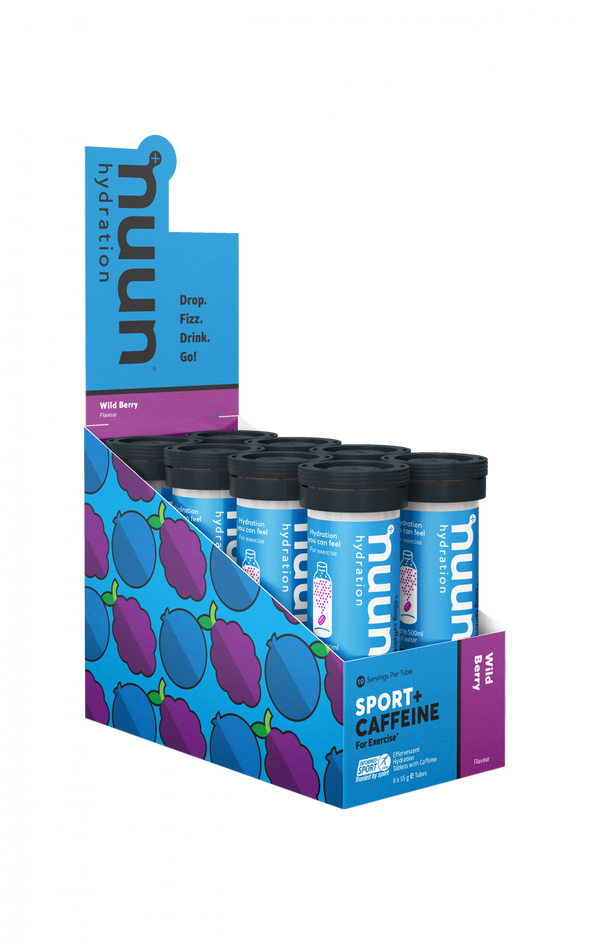 Nuun Sport with Caffeine Tablets 10 Tabs X 8 - Cigala Cycling Retail