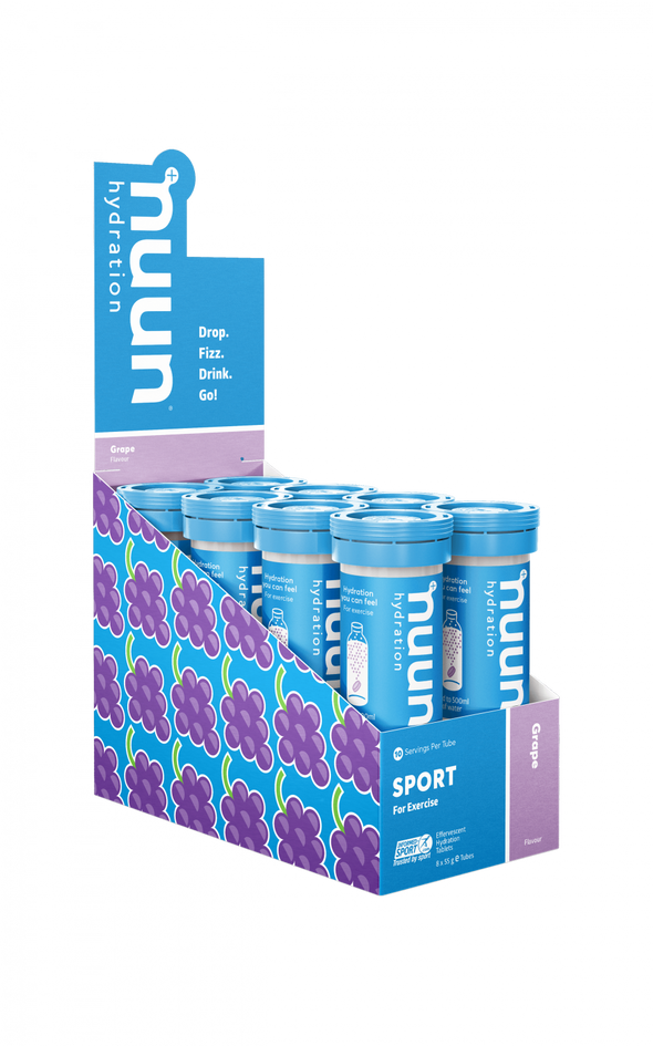 Nuun Sport Hydration Tablets 8 x 10 Tabs - Cigala Cycling Retail