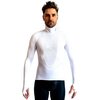 SPATZWEAR 'BASEZ 2' White Baselayer - Cigala Cycling Retail