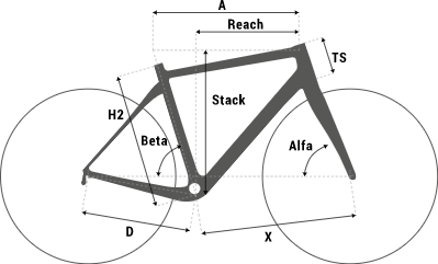 Guerciotti ITALO DISC Frameset - Cigala Cycling Retail