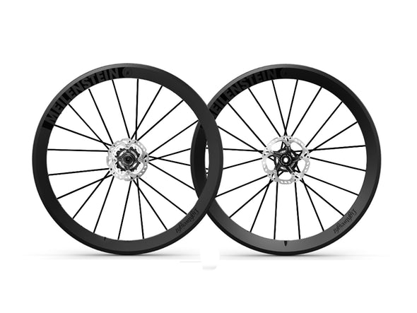 Lightweight Meilenstein T 24D Schwarz Edition - Disc - Tubular - 24mm - Wheelset - Cigala Cycling Retail